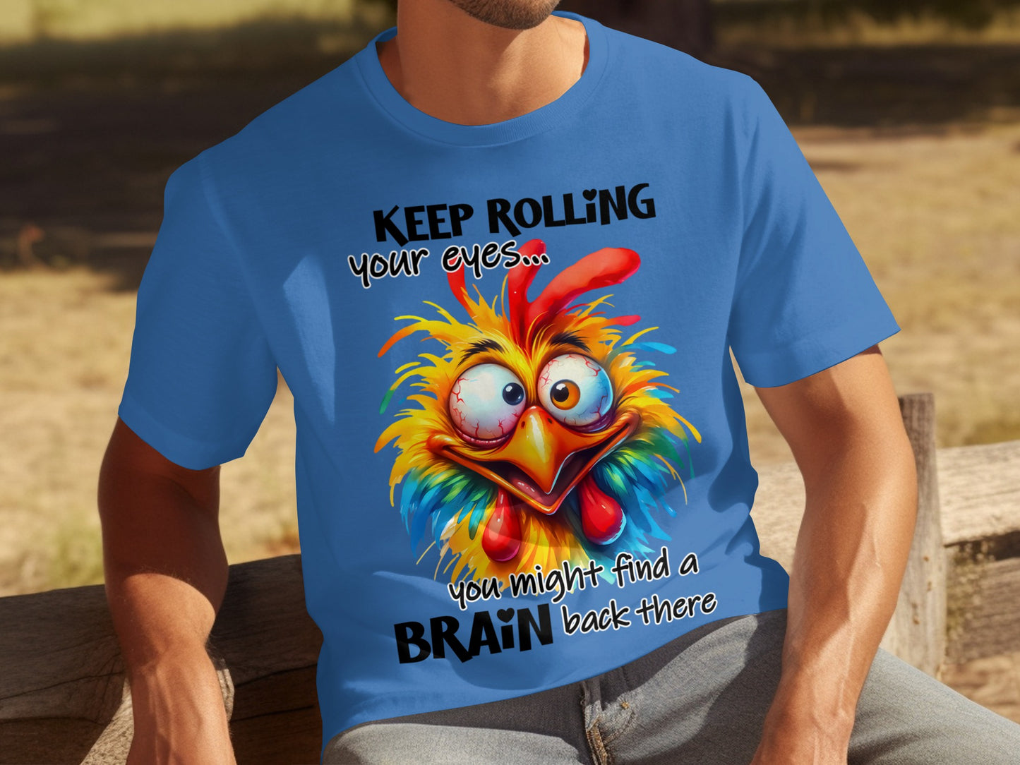 Keep Rolling Your Eyes You Might Find A Brain T-shirt