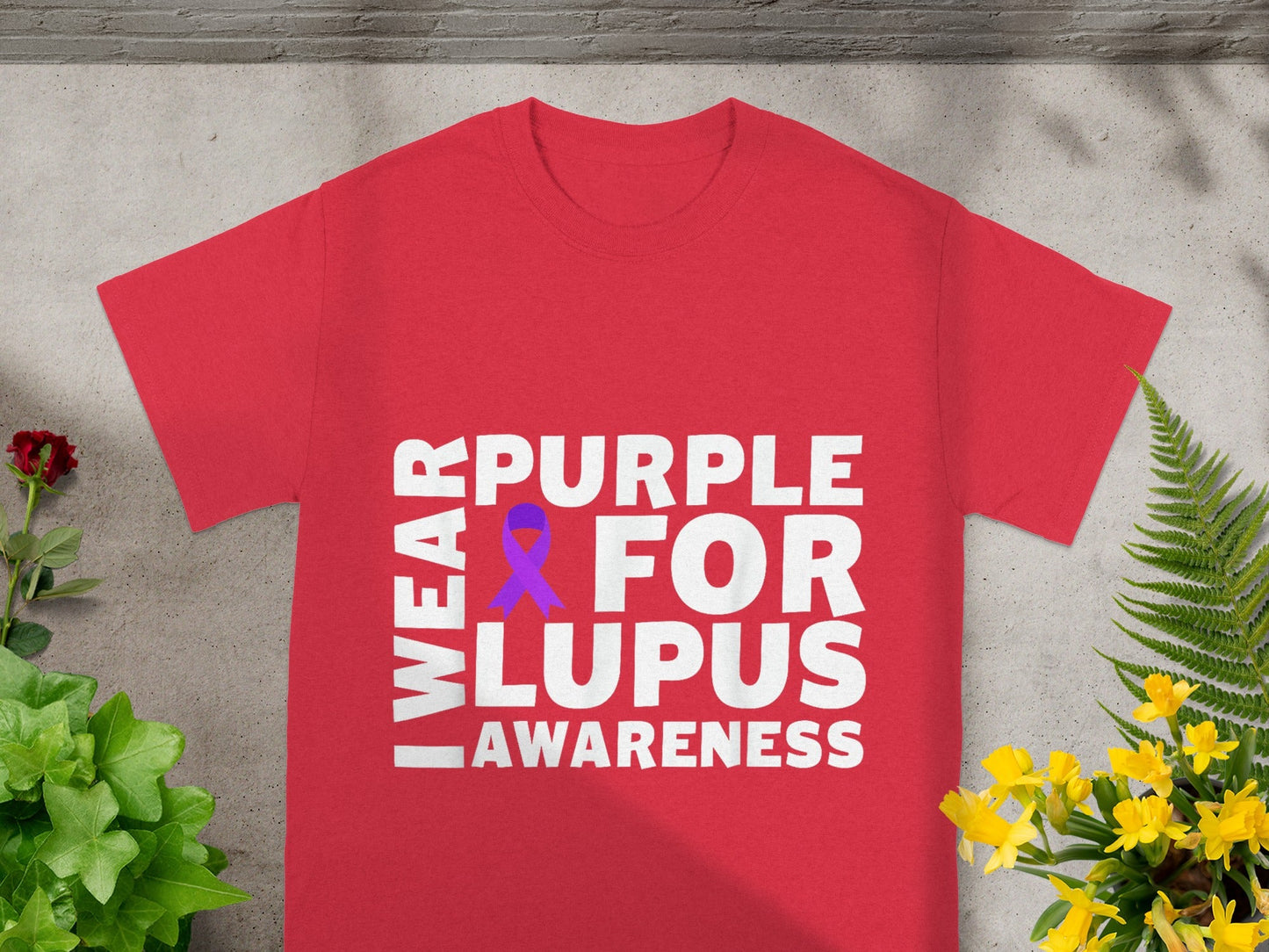 I Wear Purple For Lupus Awareness T-Shirt