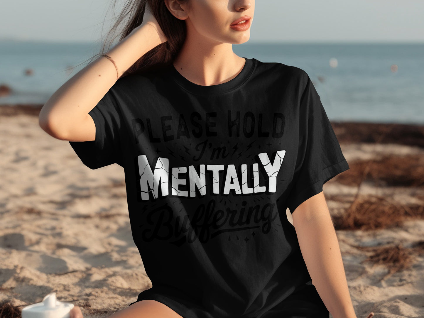 Please Hold I'm Mentally Buffering T-shirt