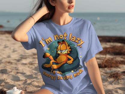 I'm Not Lazy I'm on Energy Saving Mode T-Shirt Product