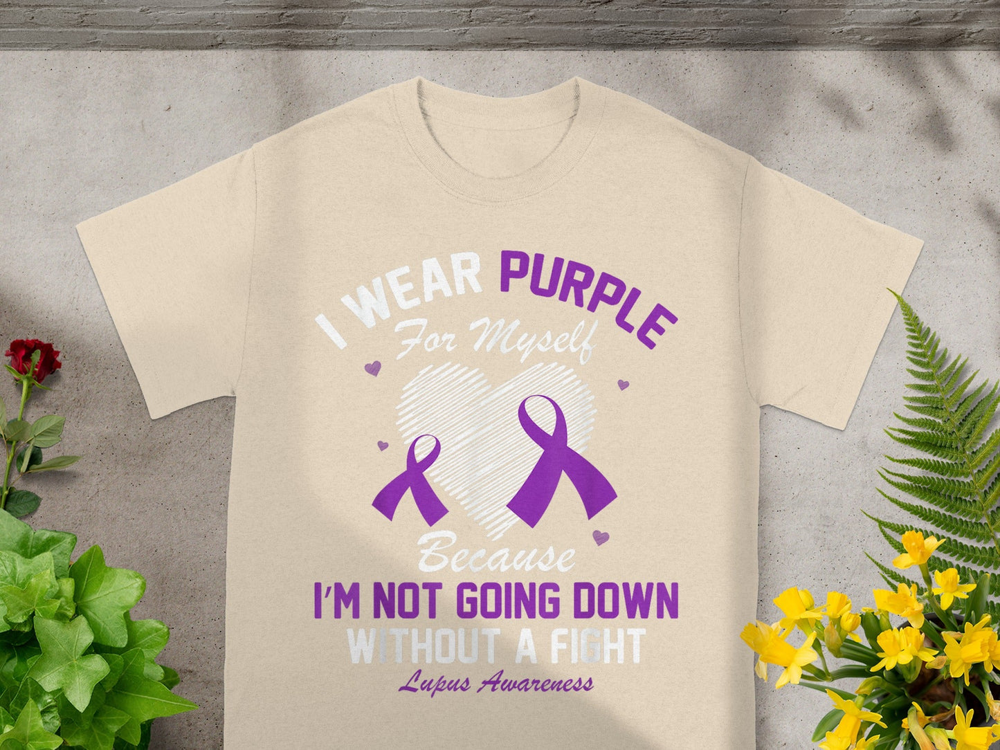 I Wear Purple For Myself Lupus Awareness T-Shirt