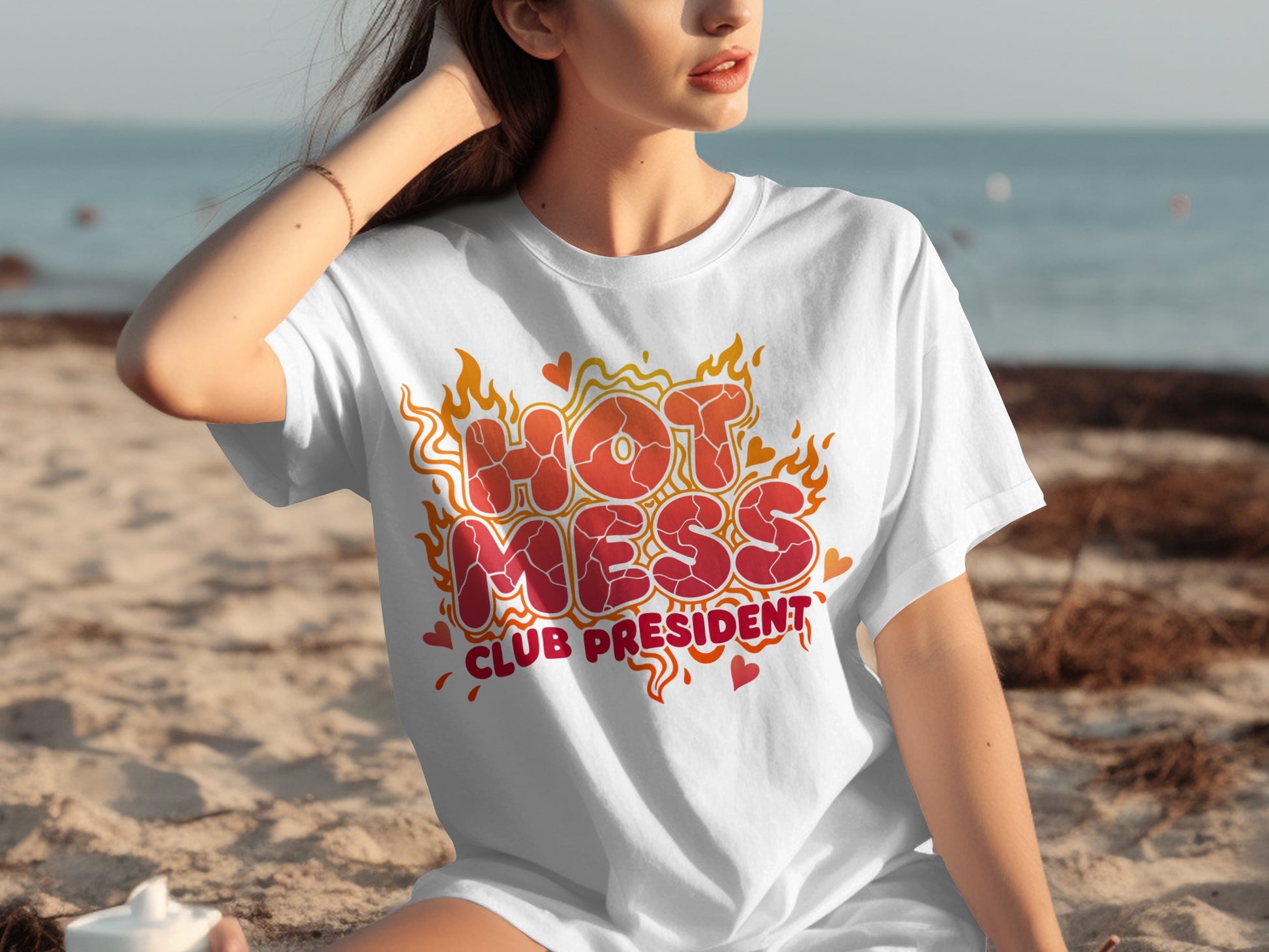 Hot Mess Club President Graphic T-Shirt