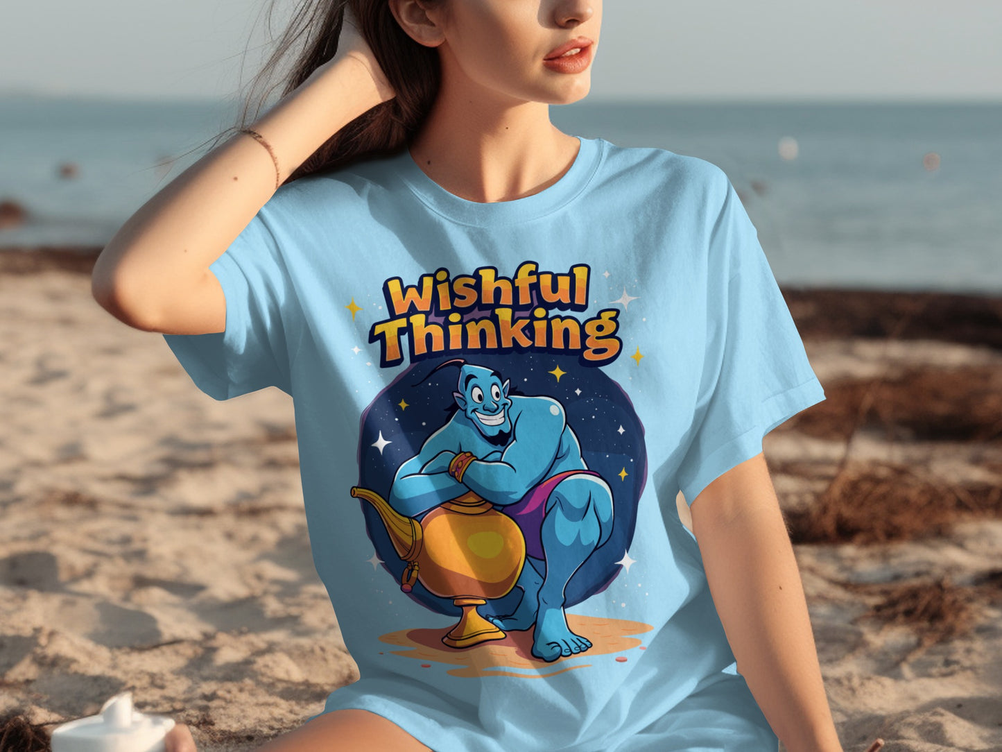 Wishful Thinking Genie Design Graphic Tee Product