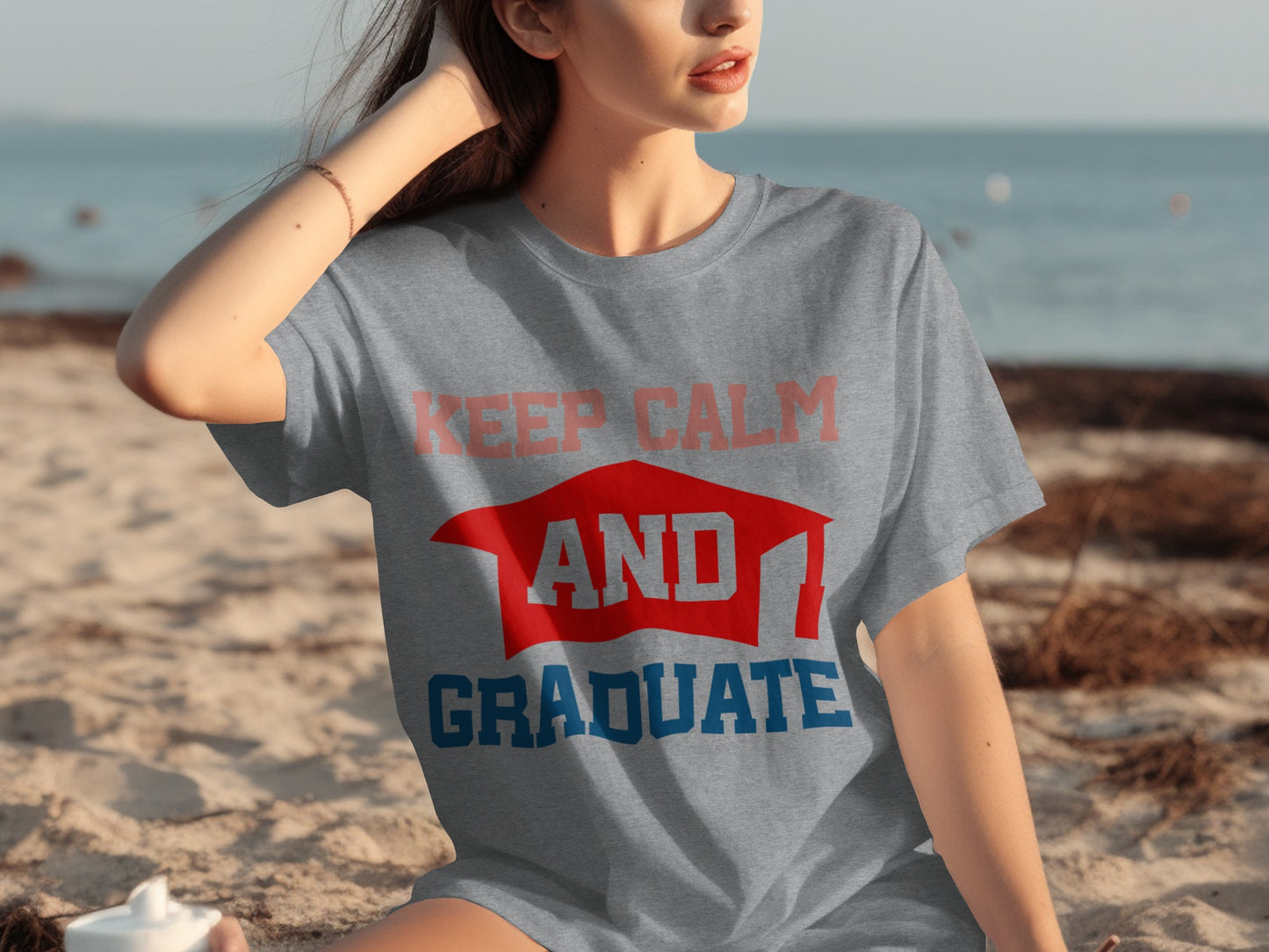 Keep Calm And Graduate Graphic T-shirt