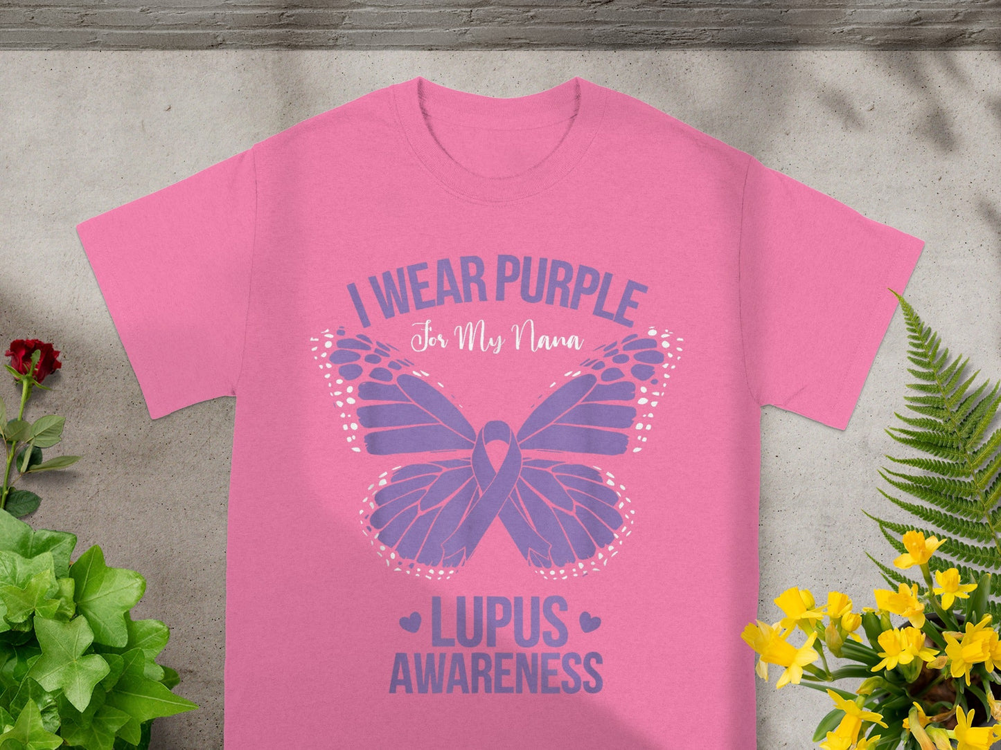 I Wear Purple For My Nana Lupus Awareness T-shirt