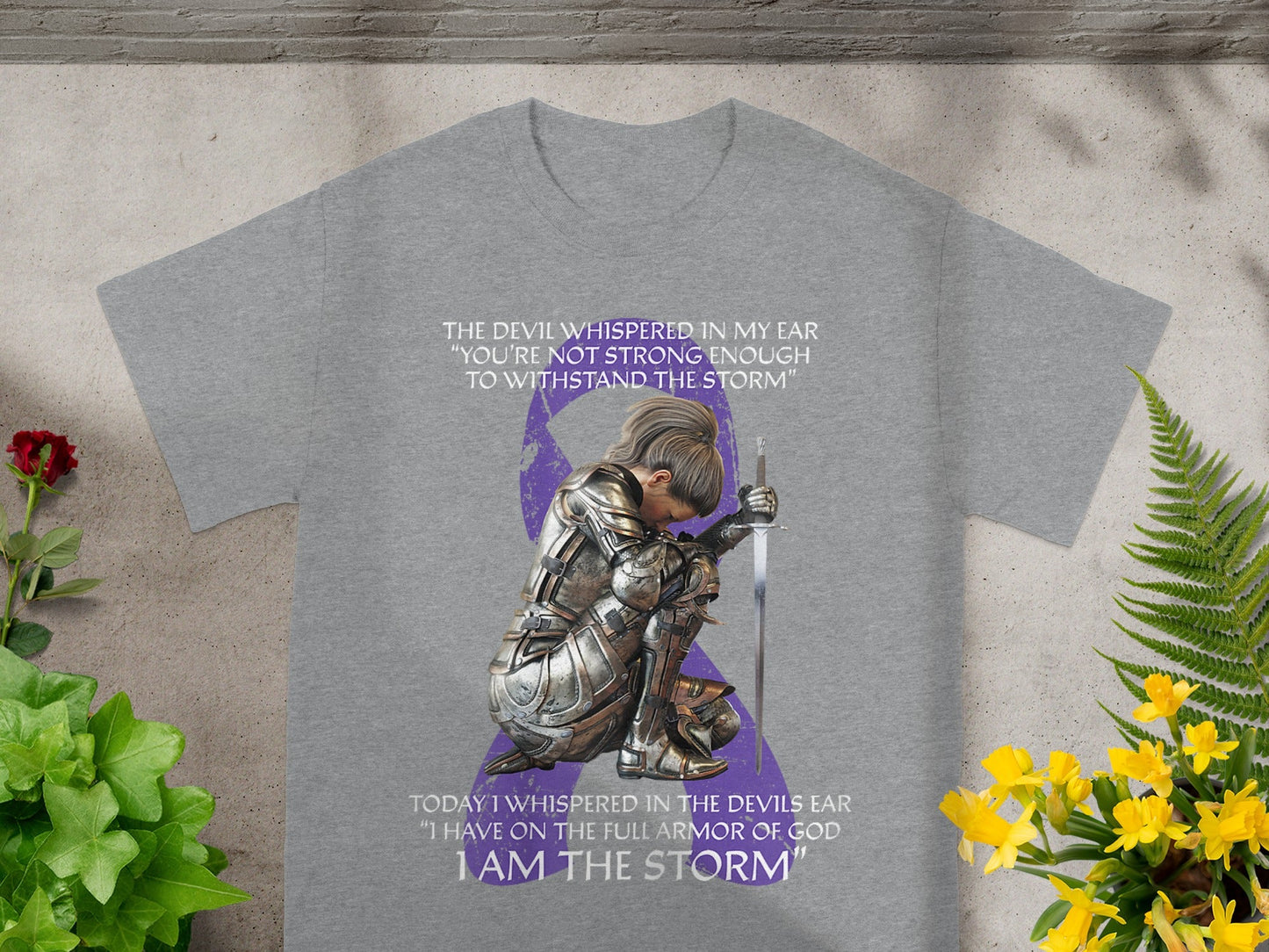 I Am the Storm Full Armor of God Encouragement Shirt