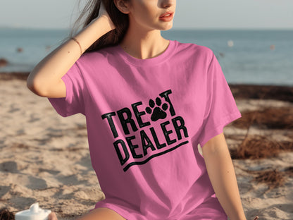 Treat Dealer Graphic T-Shirt Ideal for Dog Lovers