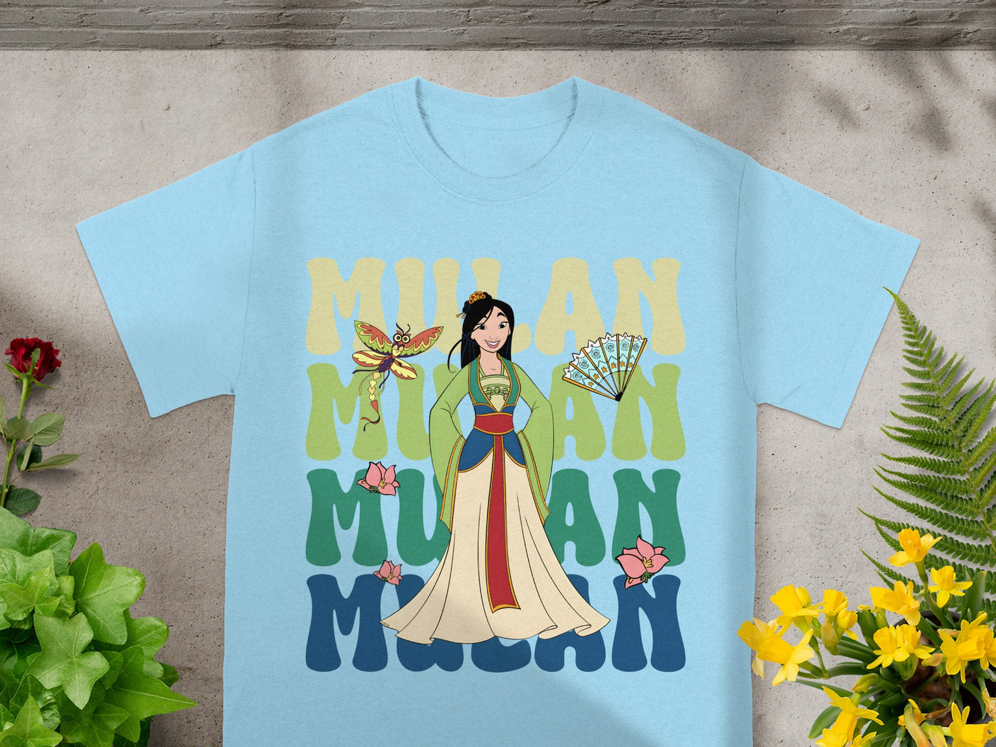 Mulan: Warrior Spirit Retro T-Shirt