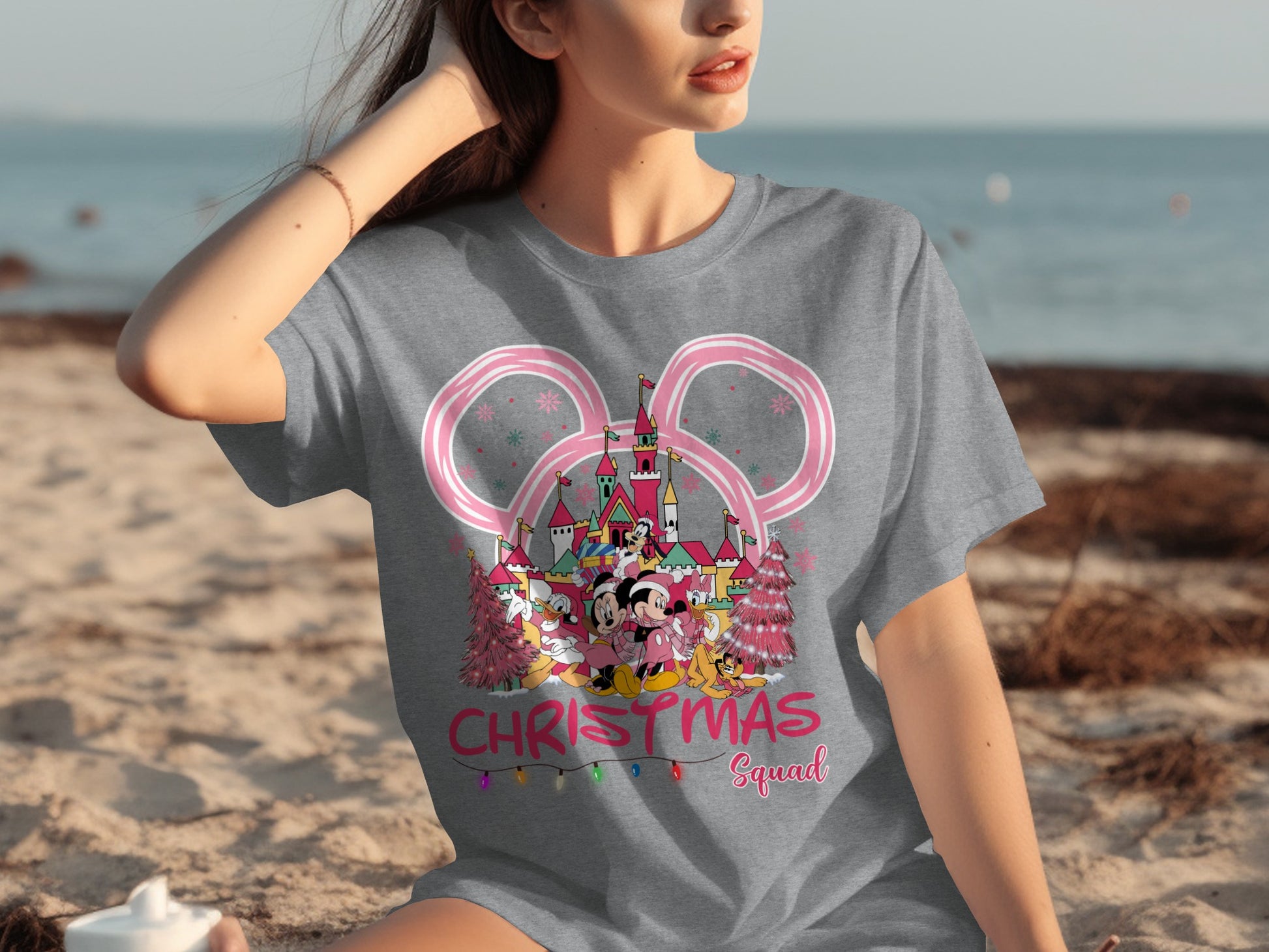 Christmas Squad Graphic Tee Cute Holiday Shirt