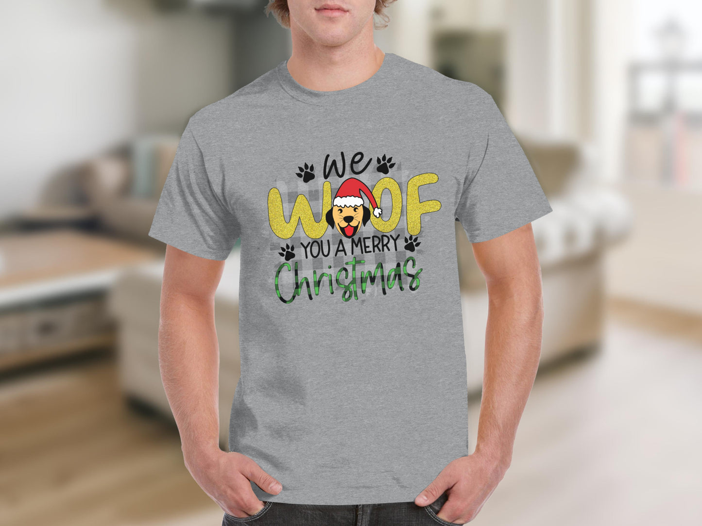 We Woof You A Merry Christmas Graphic Tee