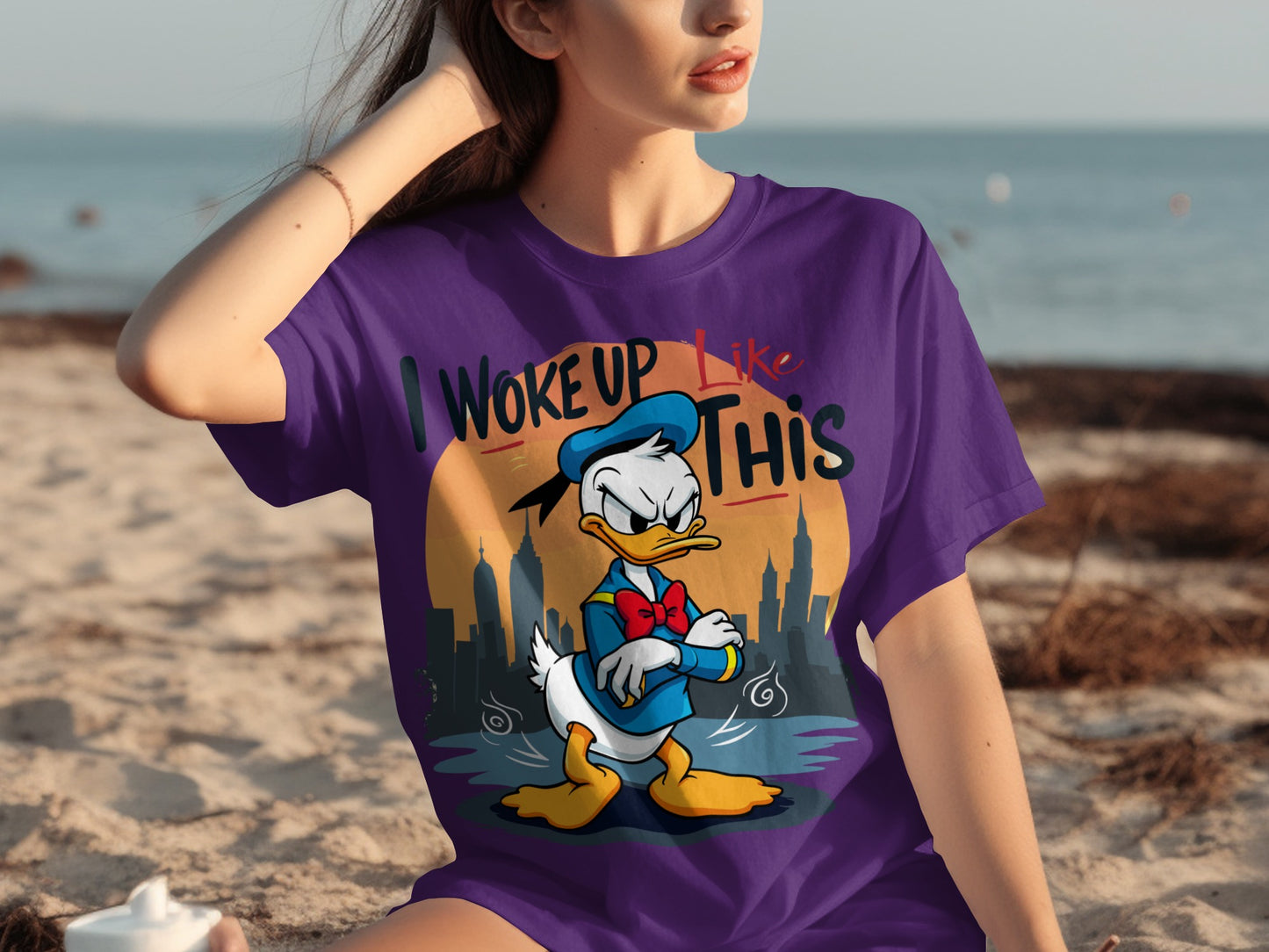 I Woke Up Like This Donald Graphic Tee
