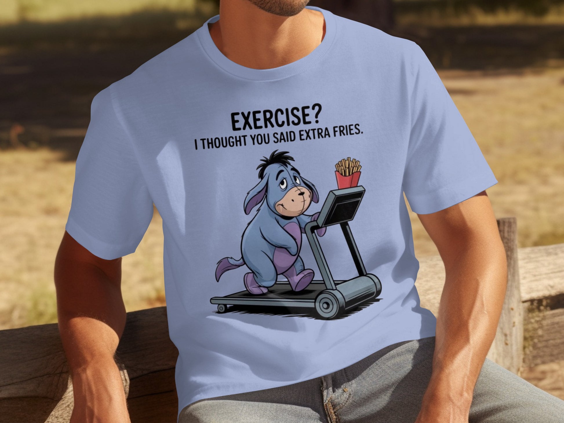 Exercise Thought You Said Extra Fries T-shirt