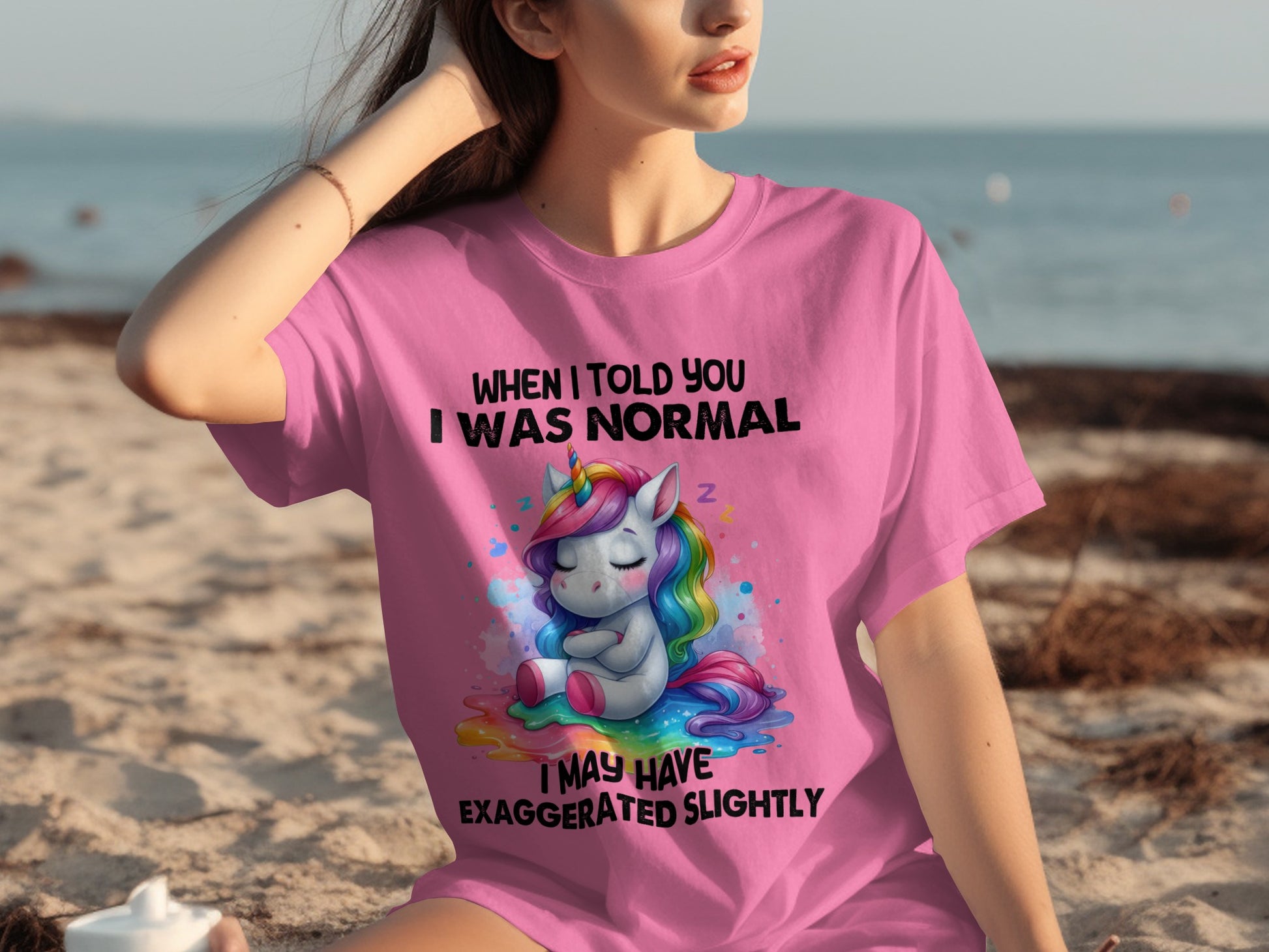 When I Told You I Was Normal Unicorn Exaggeration Shirt