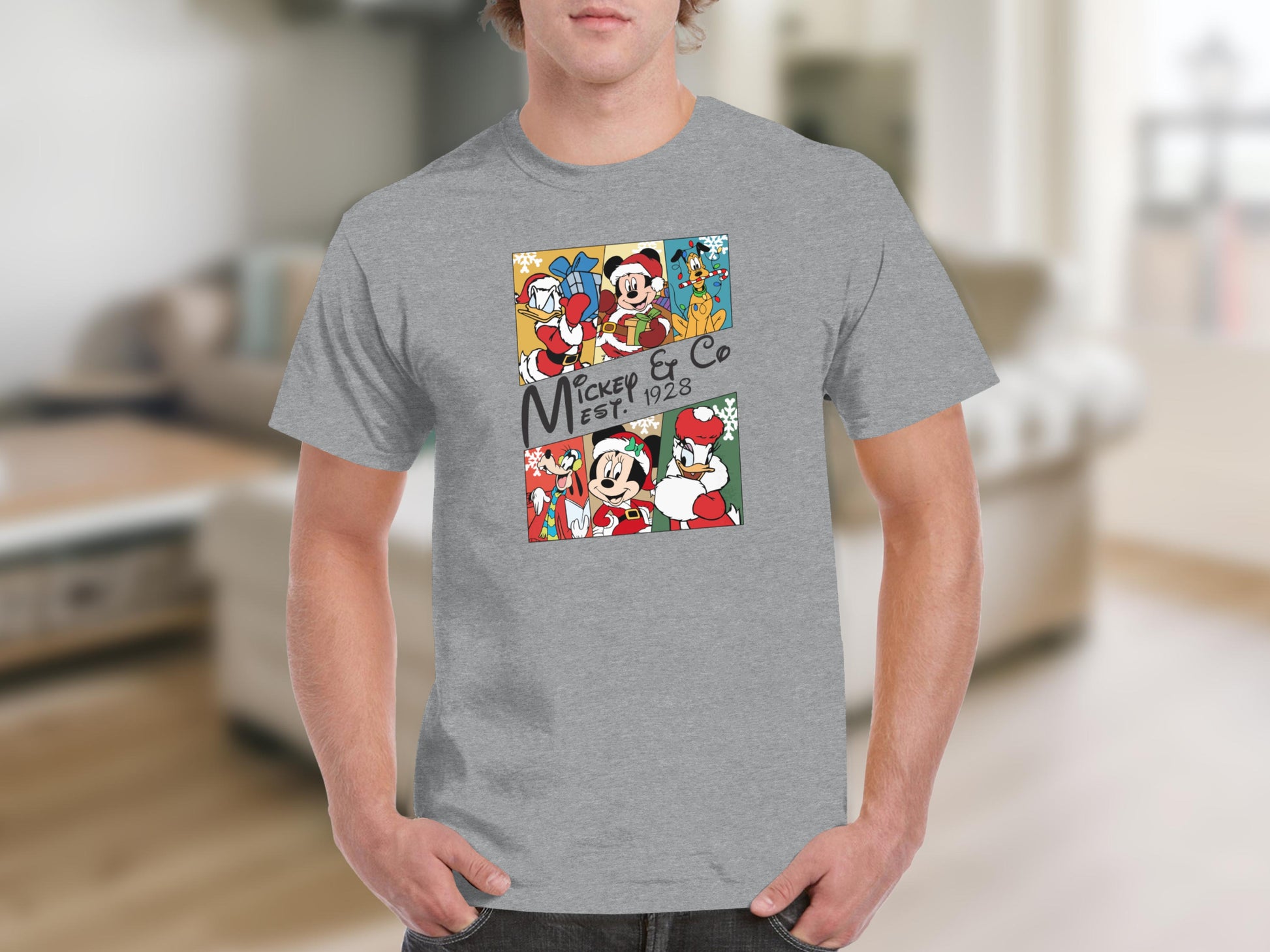 Mickey & Co Est. 1928 Graphic Cartoon Characters Shirt